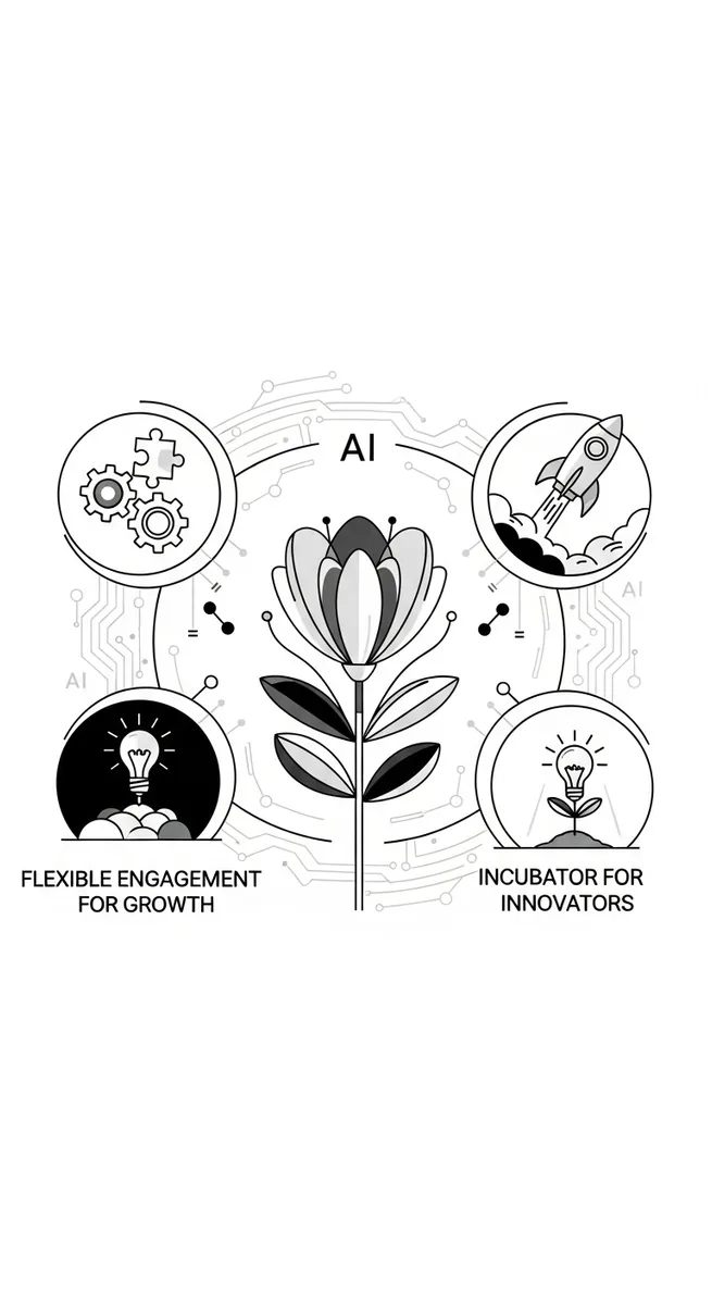 An illustration of the ExponenLabs mission.